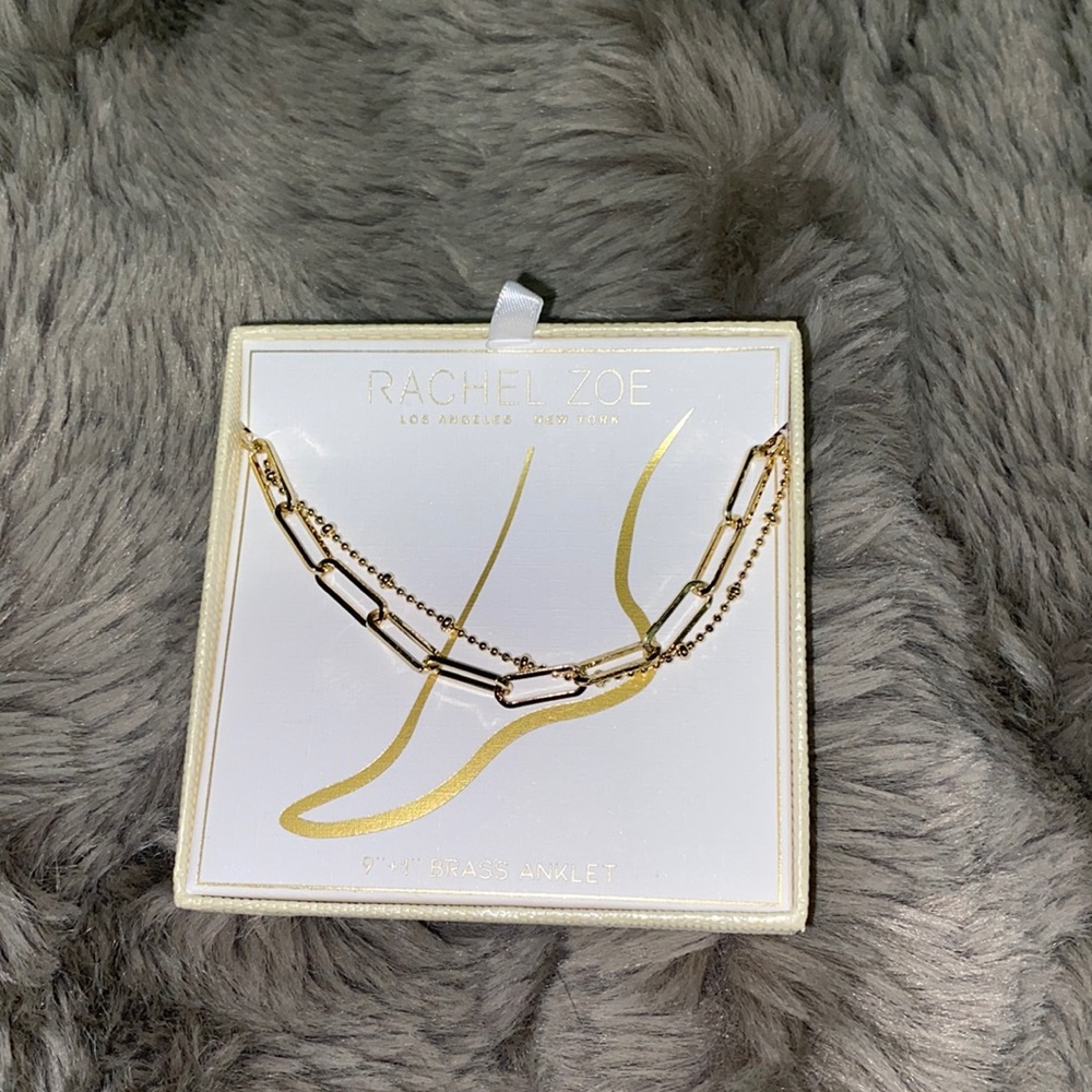 Anklet 9” + 1” Brass Anklet